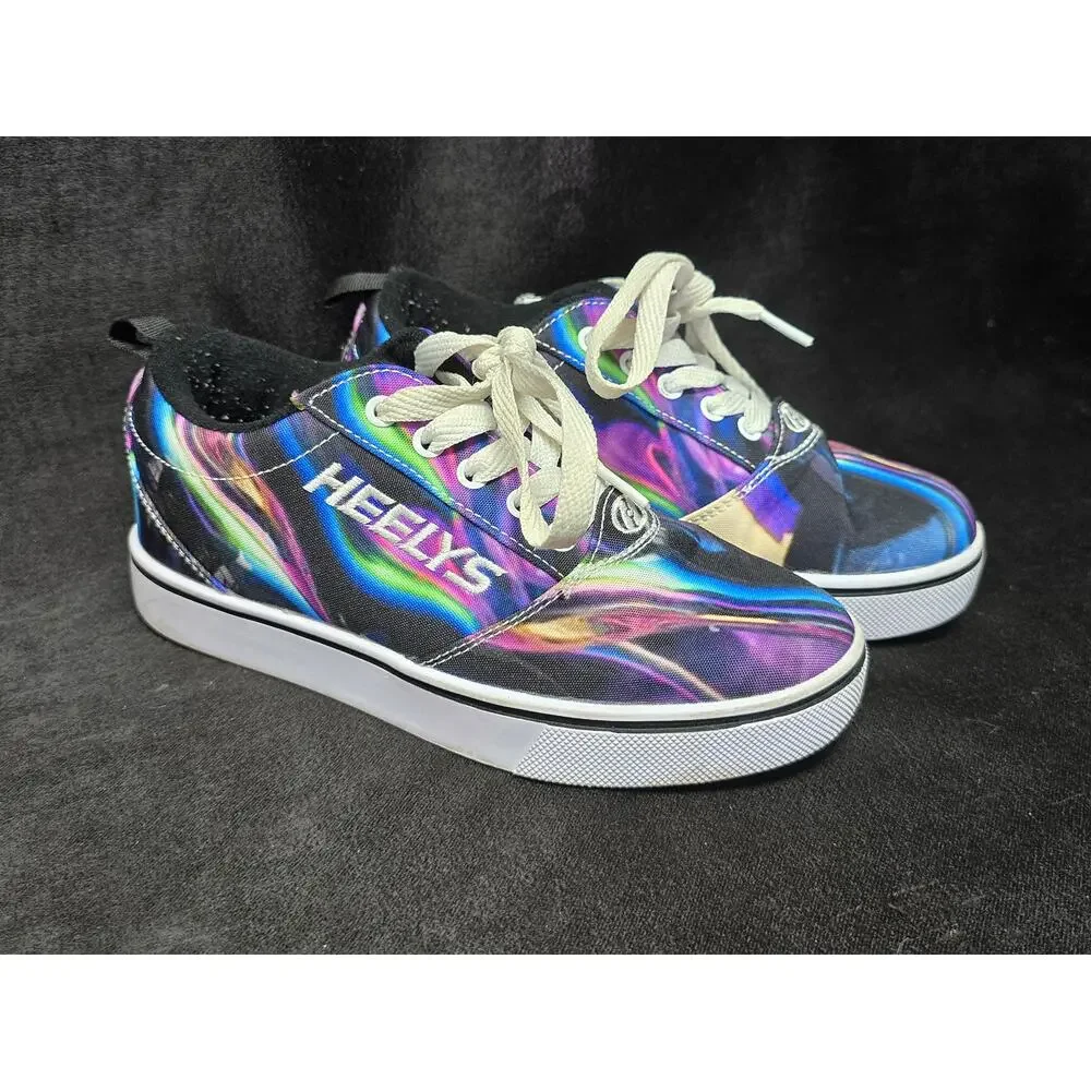 Heelys Pro20 Prints HE101138 Retro Galaxy Multicolor Skate Shoes Size YTH 3